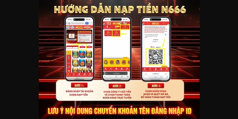 Hướng dẫn nạp tiền N666 cho người mới bắt đầu